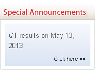 Special Announcements