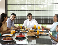 Importance of family meal time