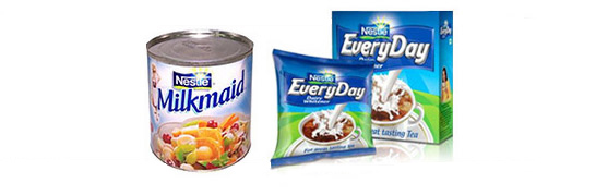 Nestlé Milkmaid, Nestlé Everyday, Nestlé Everyday Tea
